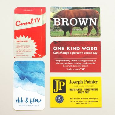 Business Cards - Shapes