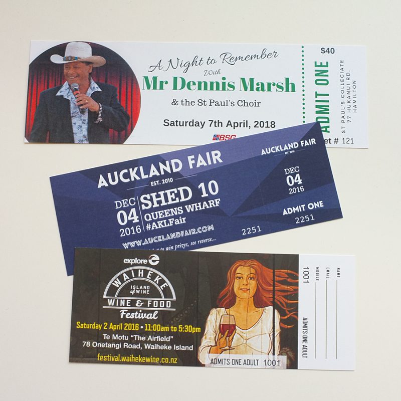 Event Tickets Various 2